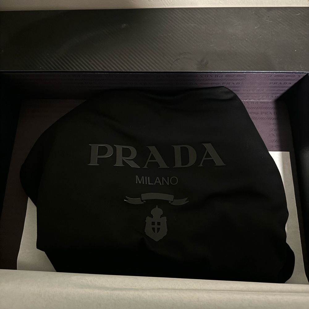 Prada Men Black Cotton T-Shirt